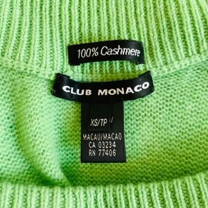 2 cashmere Club Monaco XS boat neck sweaters